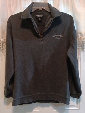 OP Men's Charcoal Half-Zip Pullover